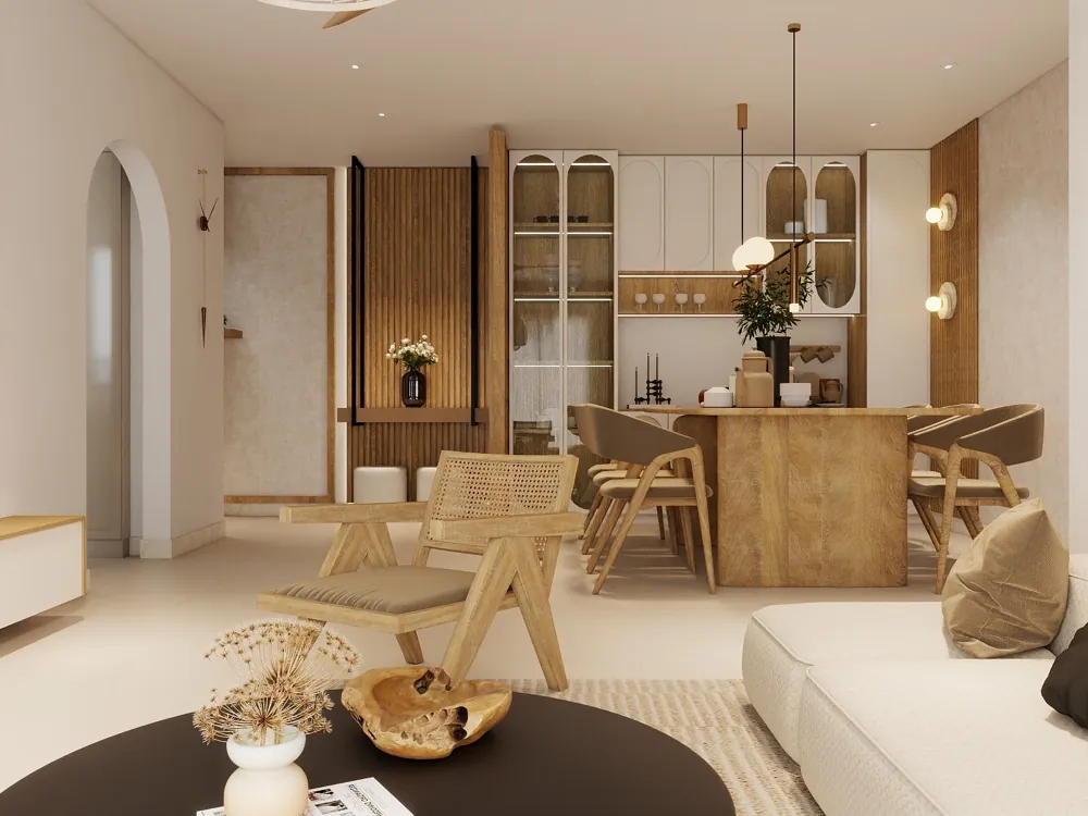 Custom cabinetry and styled reading corner by The Omega Group